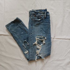 BDG High-Rise Ripped Jeans Medium Wash